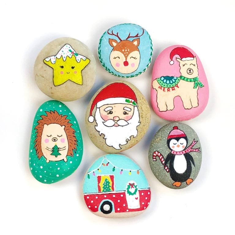 Christmas Painted Rocks