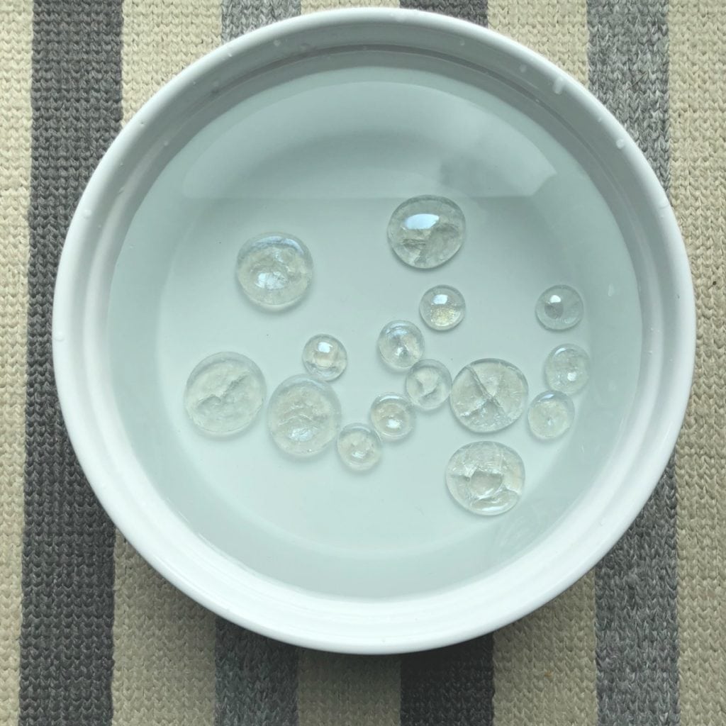 Cracked Glass Stones for Crafting and Jewelry