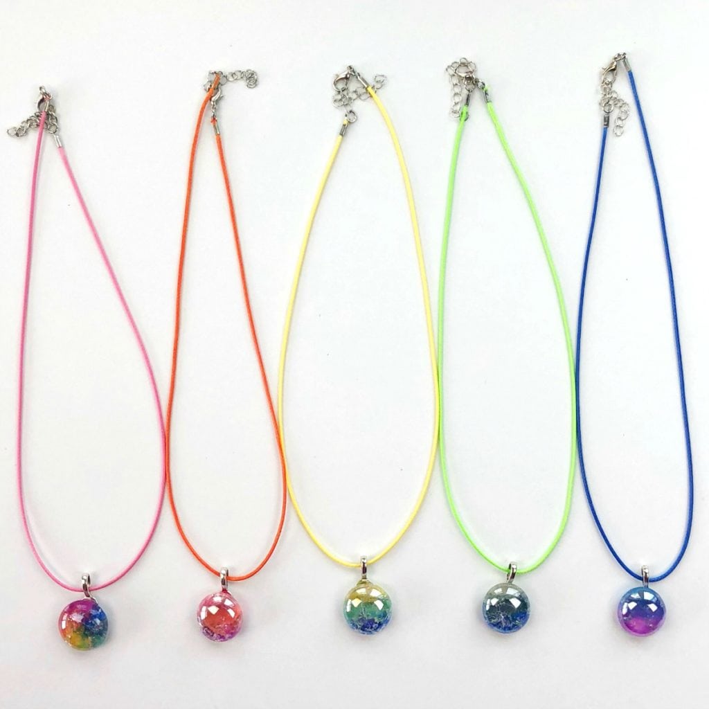 Cracked Glass Stones for Crafting and Jewelry