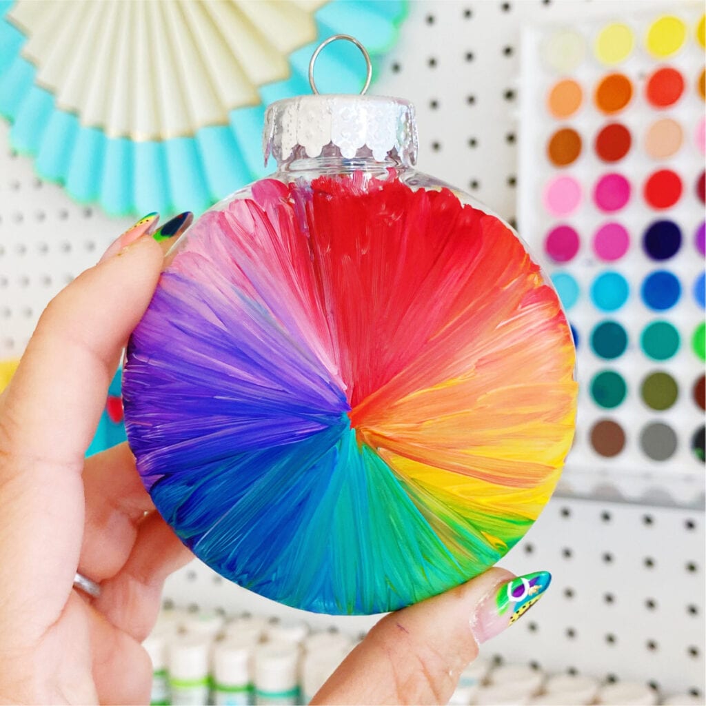 DIY Hand Painted Ornaments