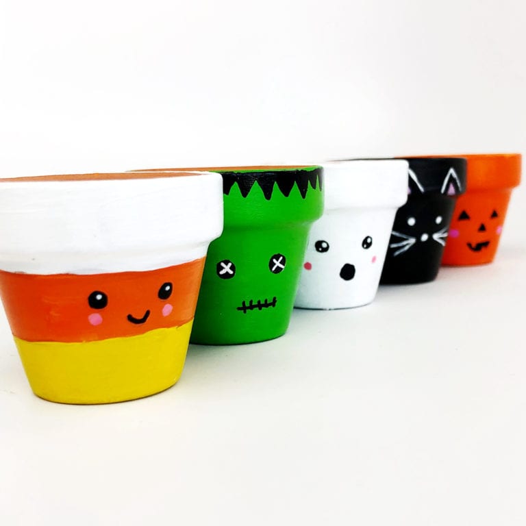 Halloween Flower Pot Craft