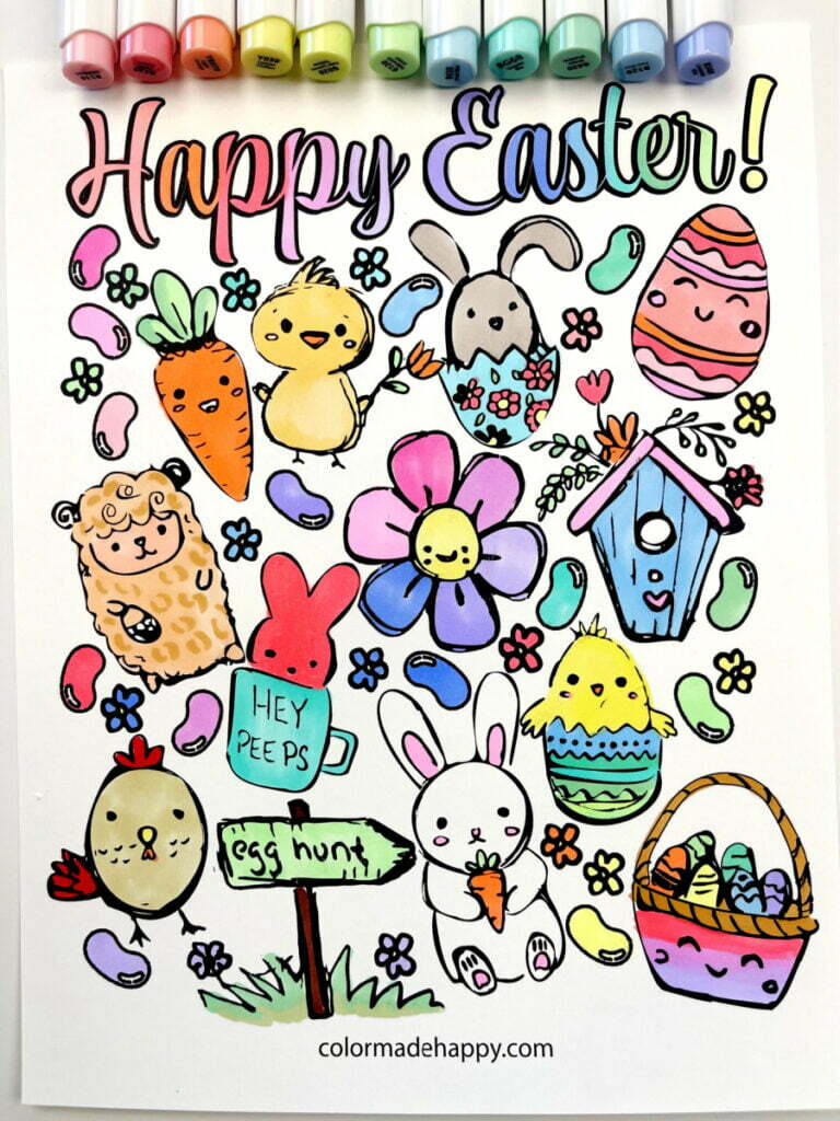 Easter Coloring Page