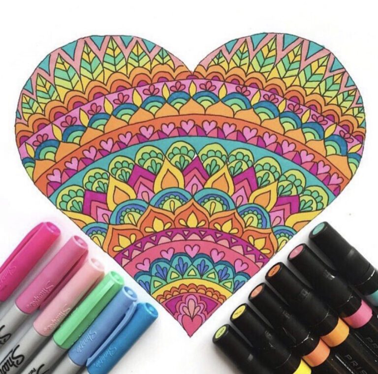 Heart Coloring Pages
