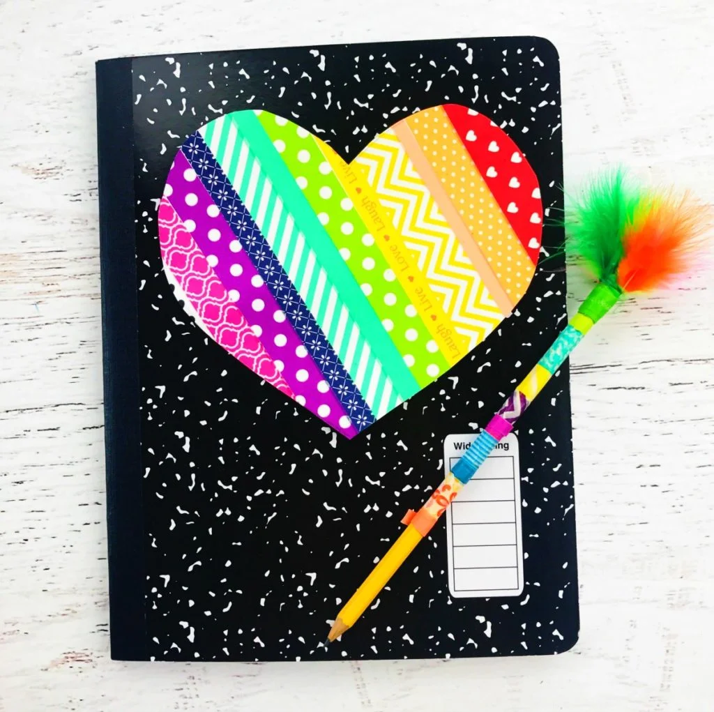 DIY Notebook and Back to School Supplies