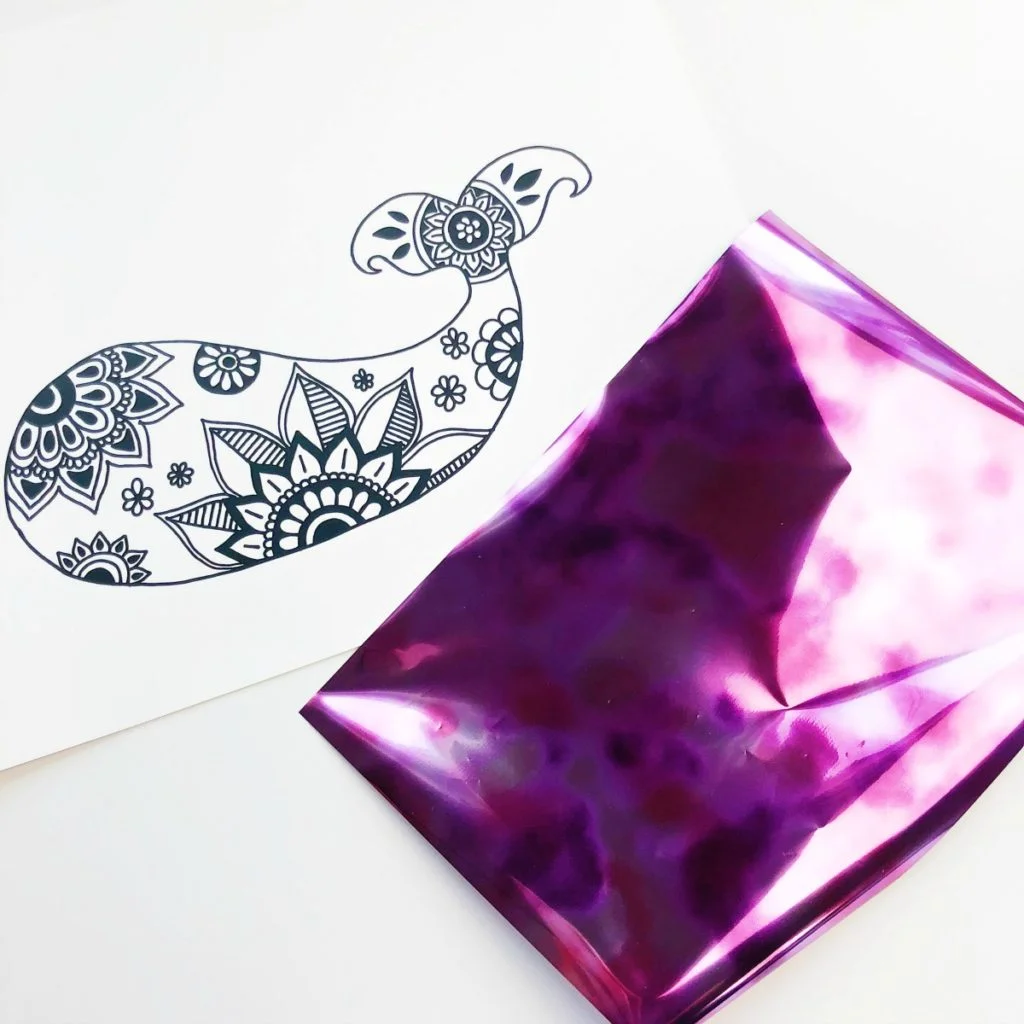 DIY Foil Art Prints