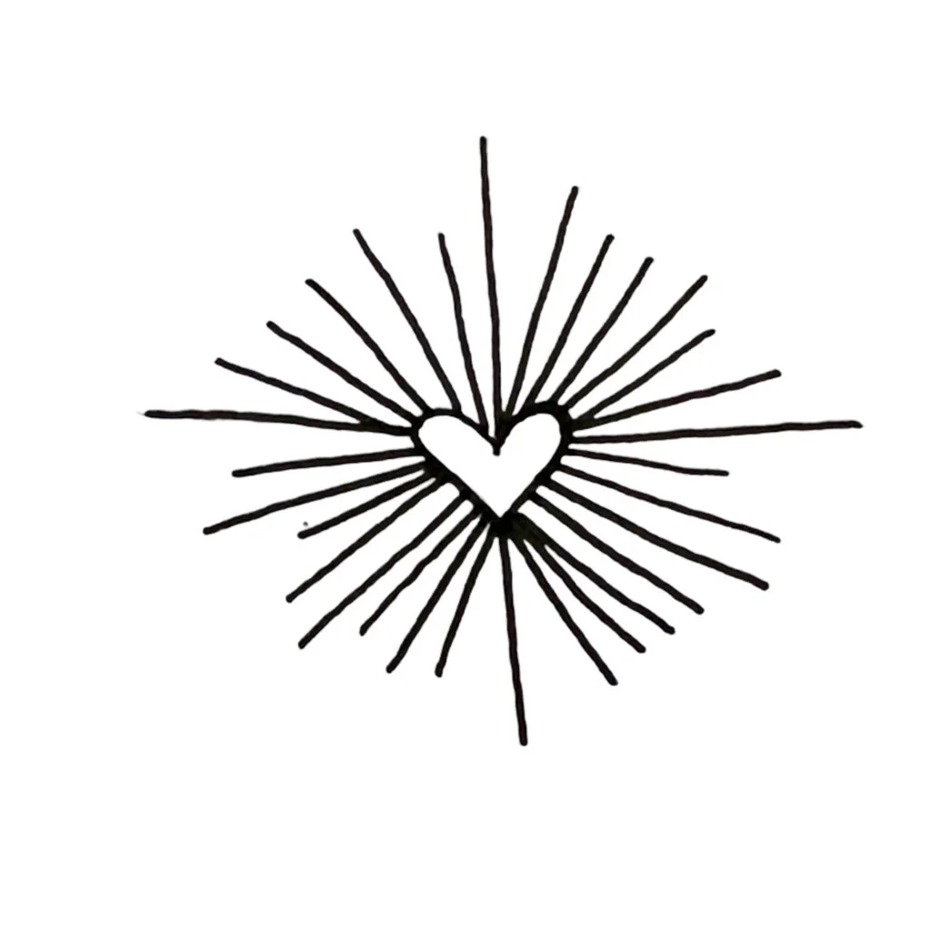 Starburst heart.