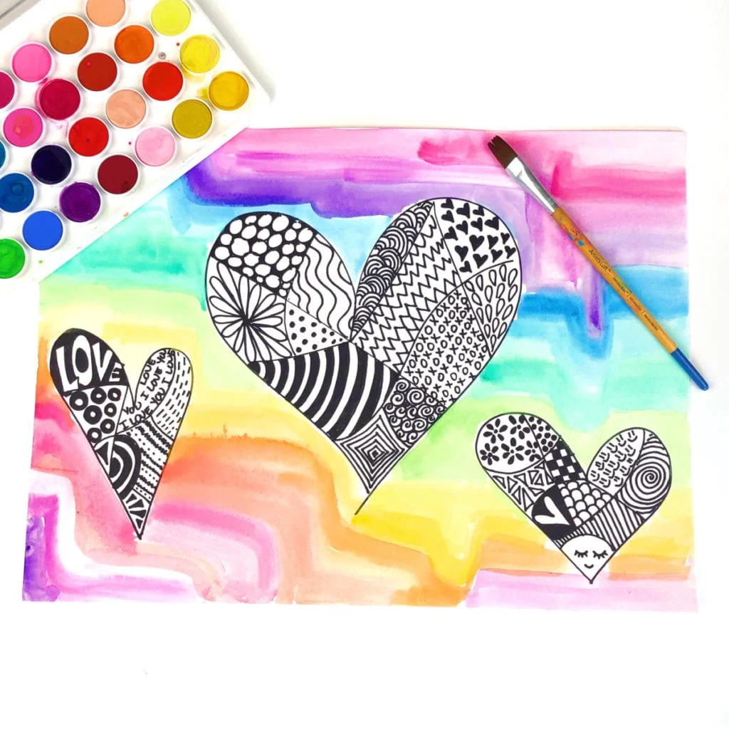 Easy Zentangle Art for Kids